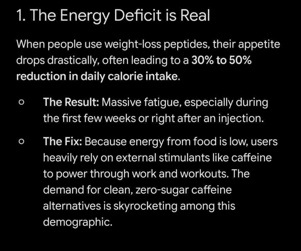 The peptide weight-loss epidemic is just getting started and it's BULLISH Celsius!