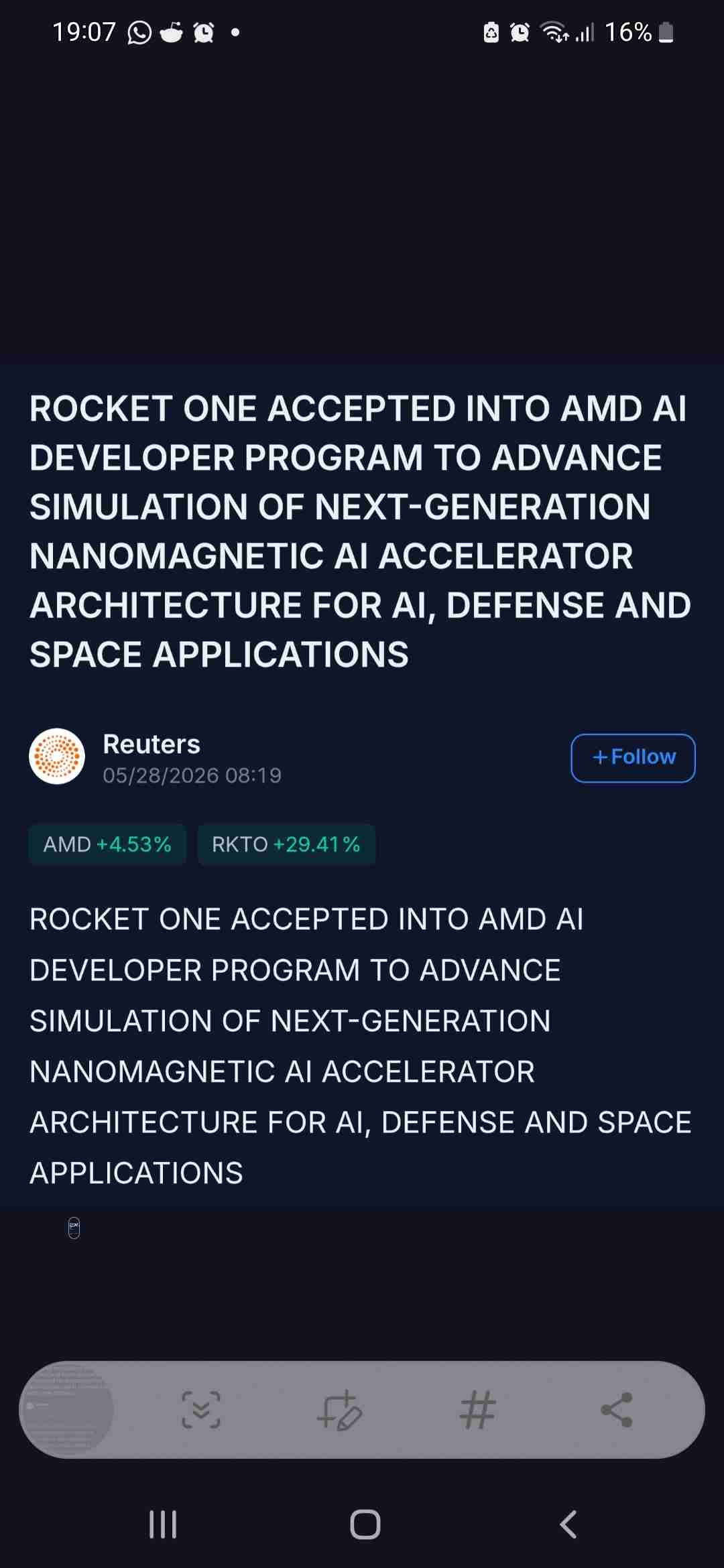 RKTO news