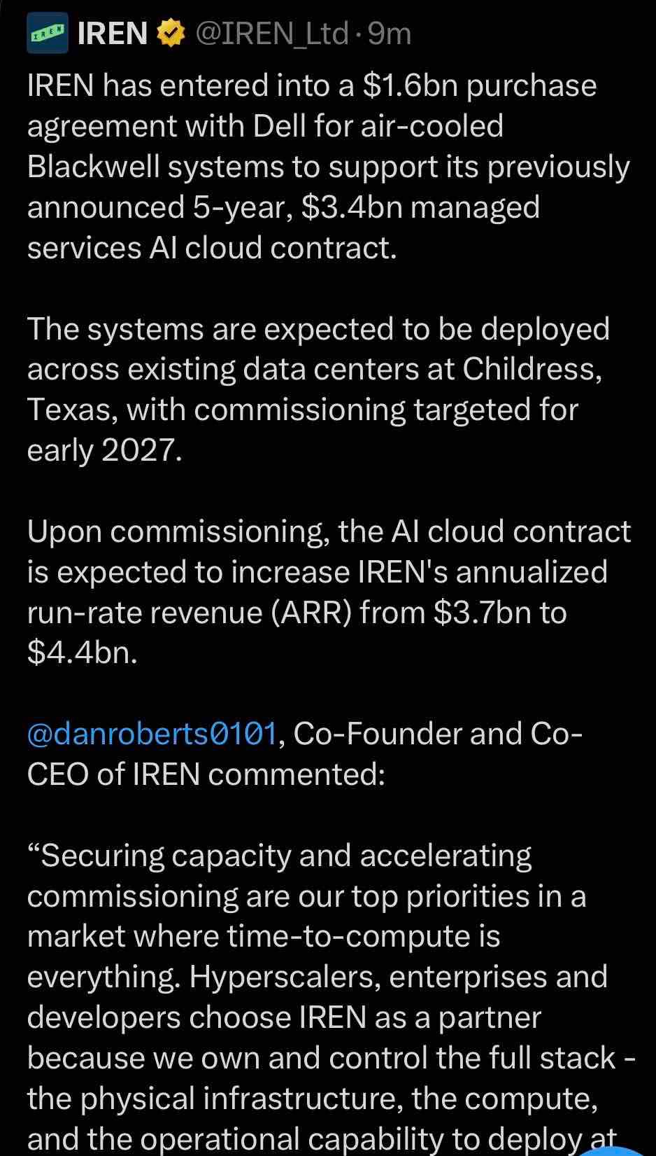 $ITEN signed deal 1.6 B with $DELL