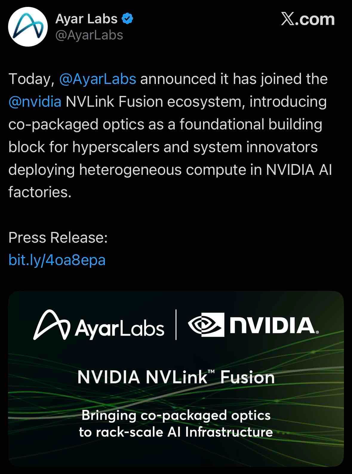 Sivers into Nvidia?