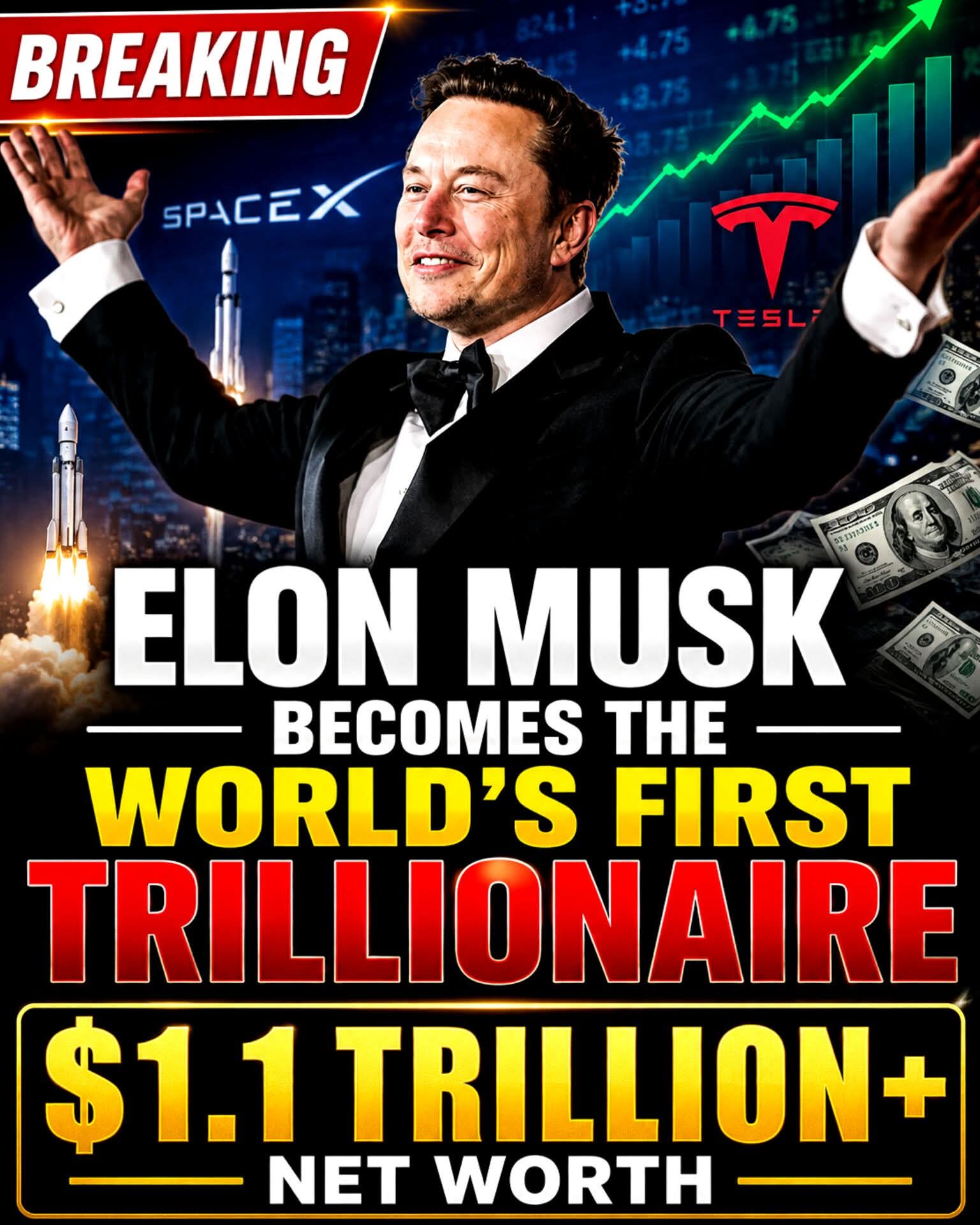 "Thank you traders"- Elon