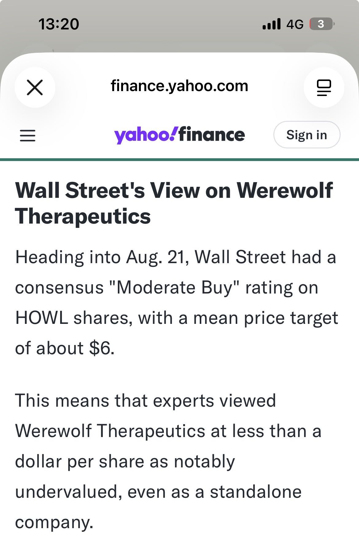 Wall street has a mean price target of $6!!