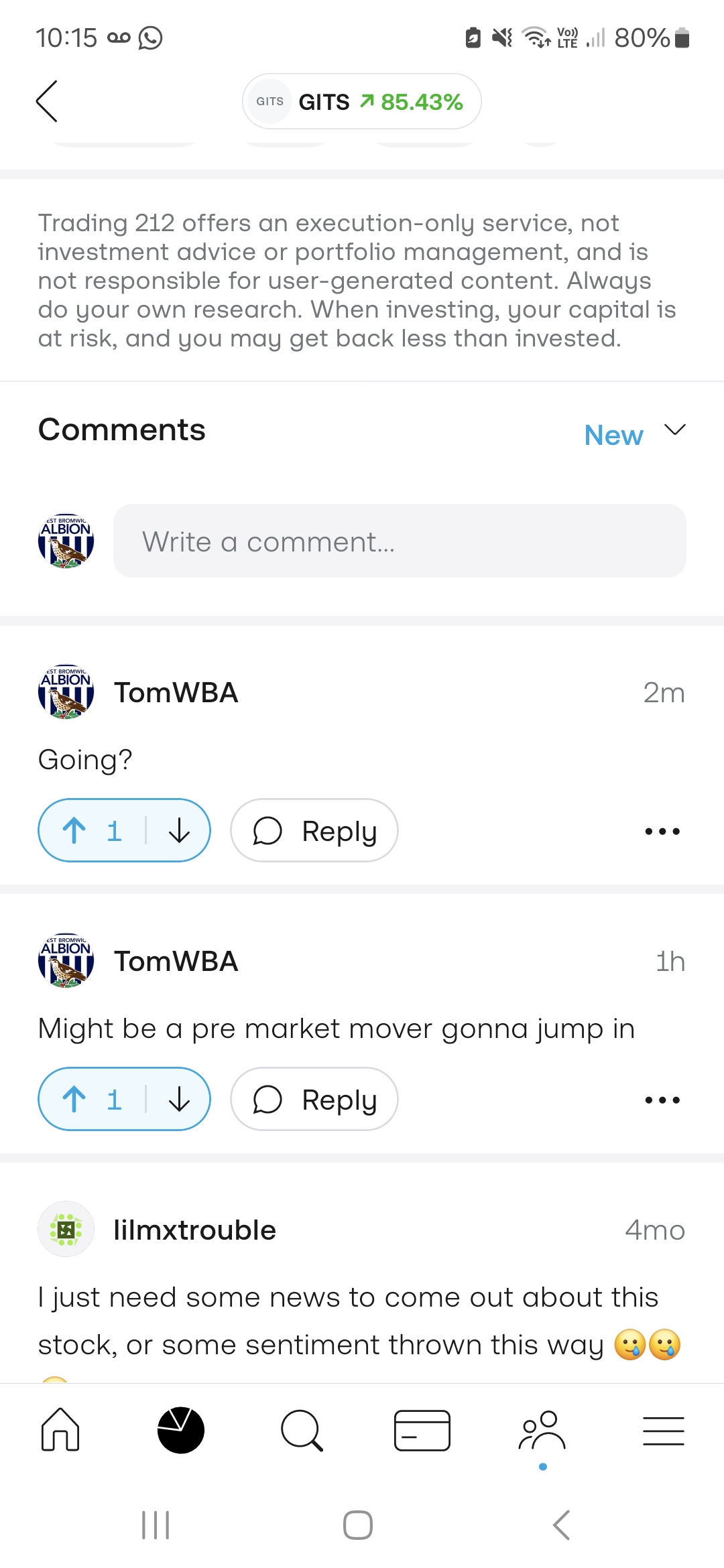 Called it 100%+ move
