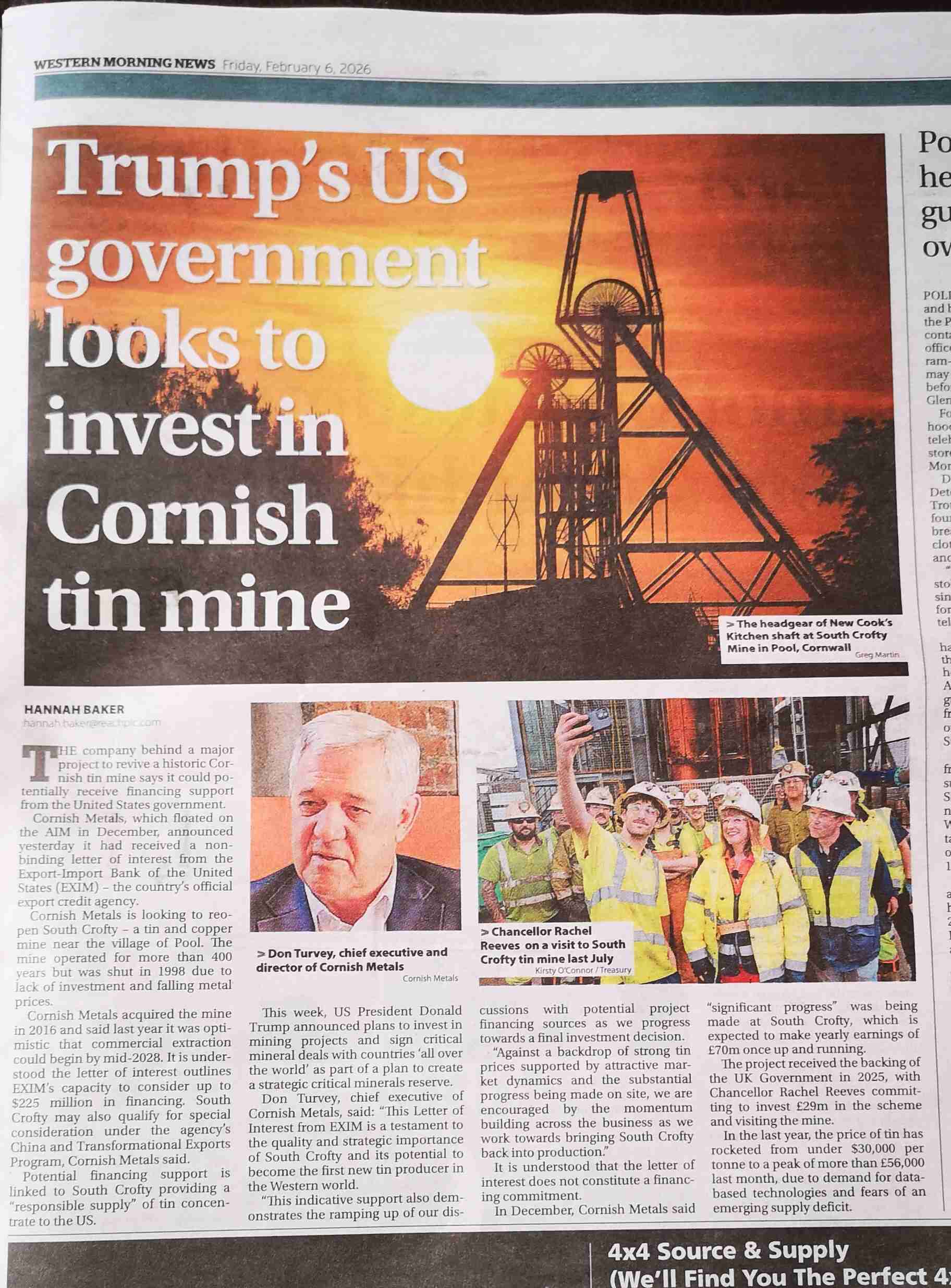 Front page news