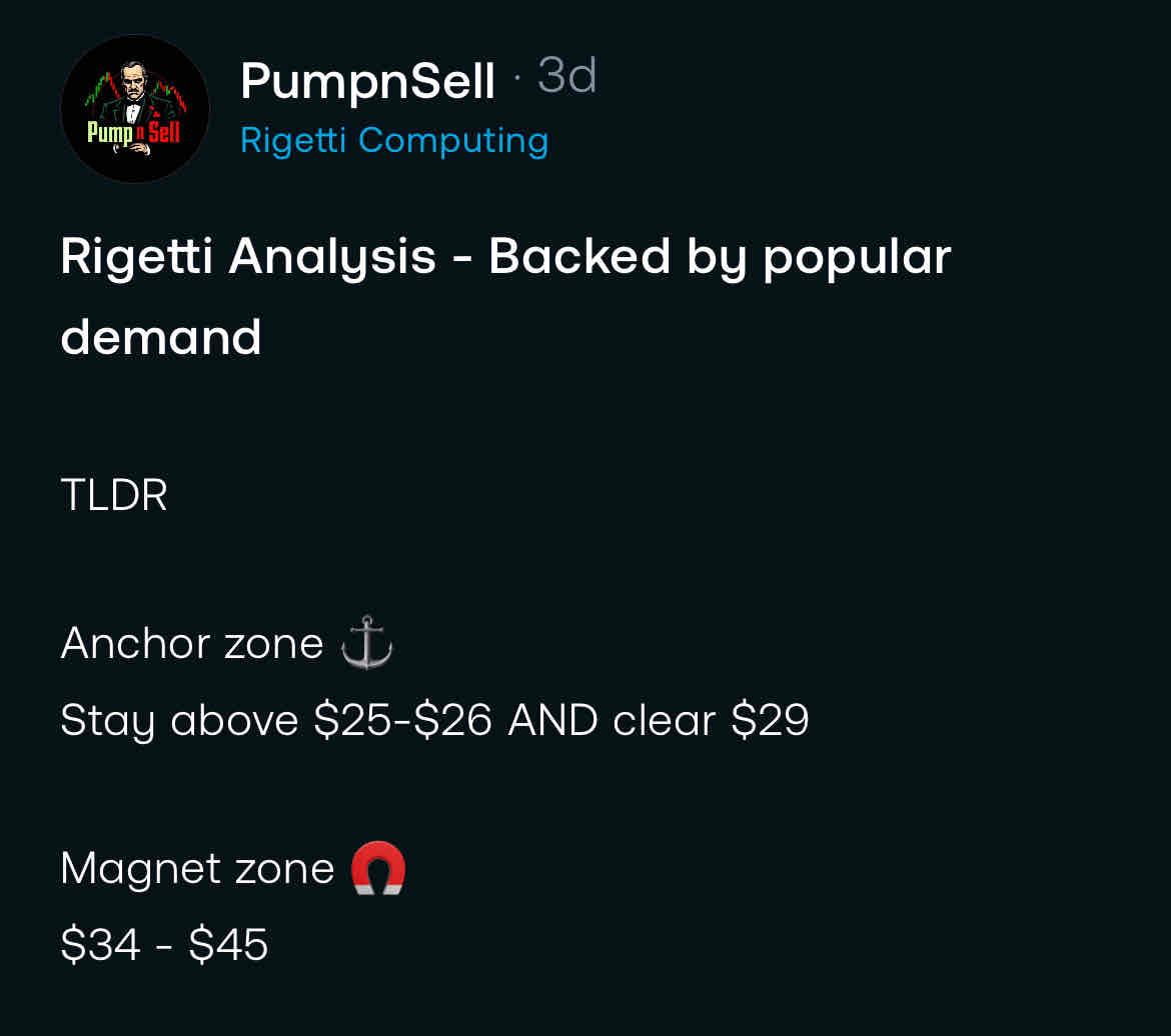 Rigetti - Can it blast past $29?