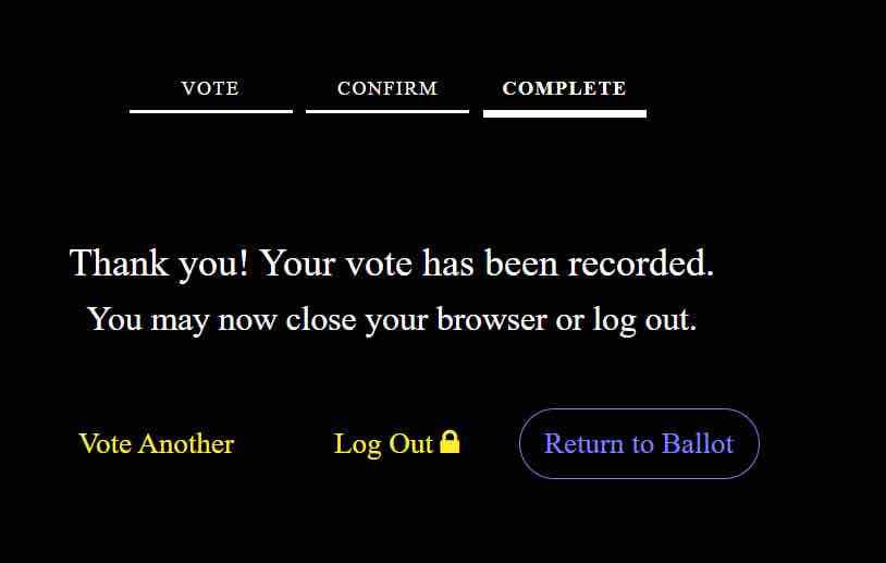 My Vote
