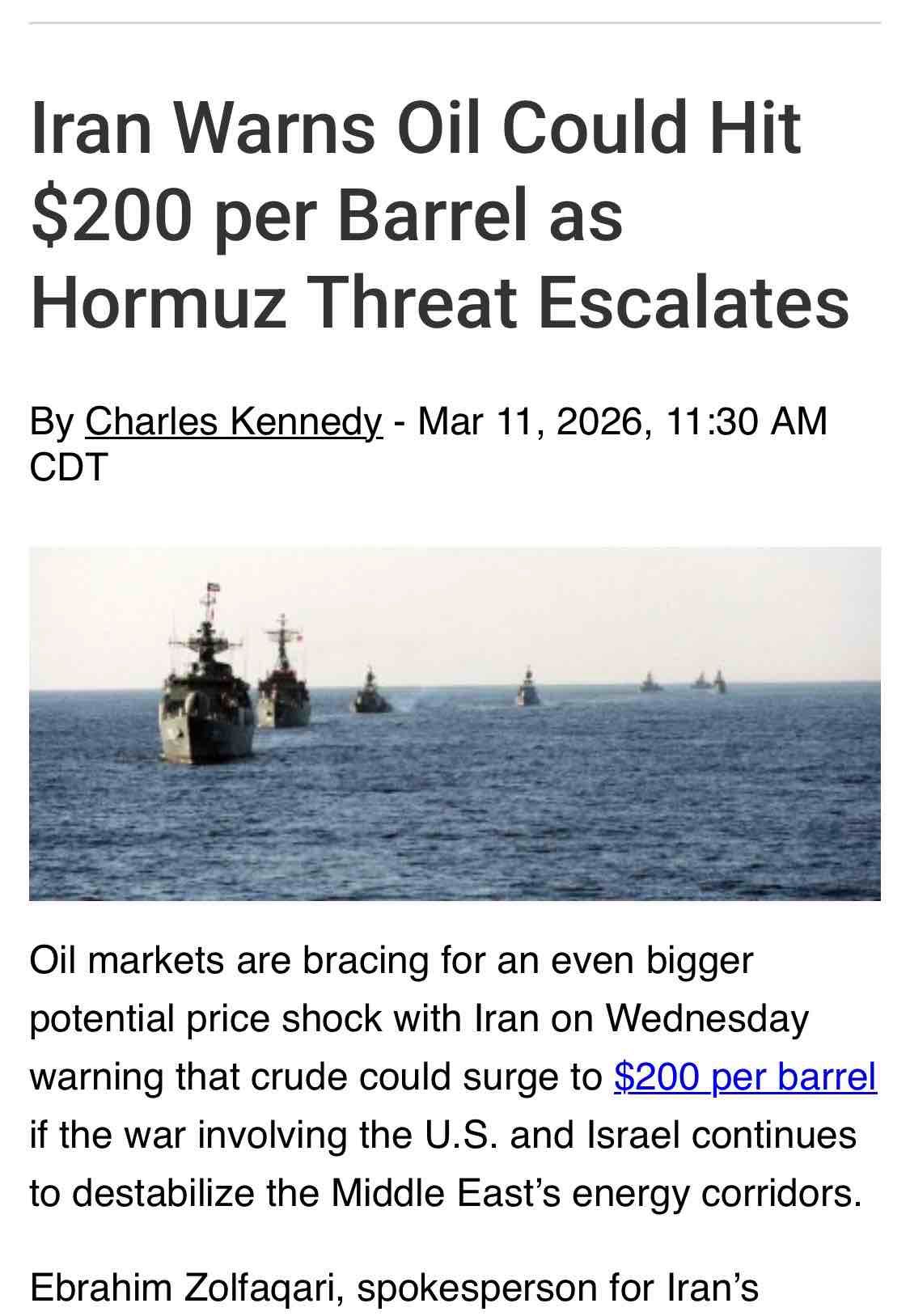 Scary times ahead