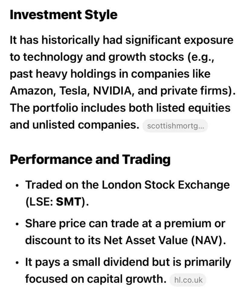 SCOTTISH MORTAGE INVESTMENT TRUST