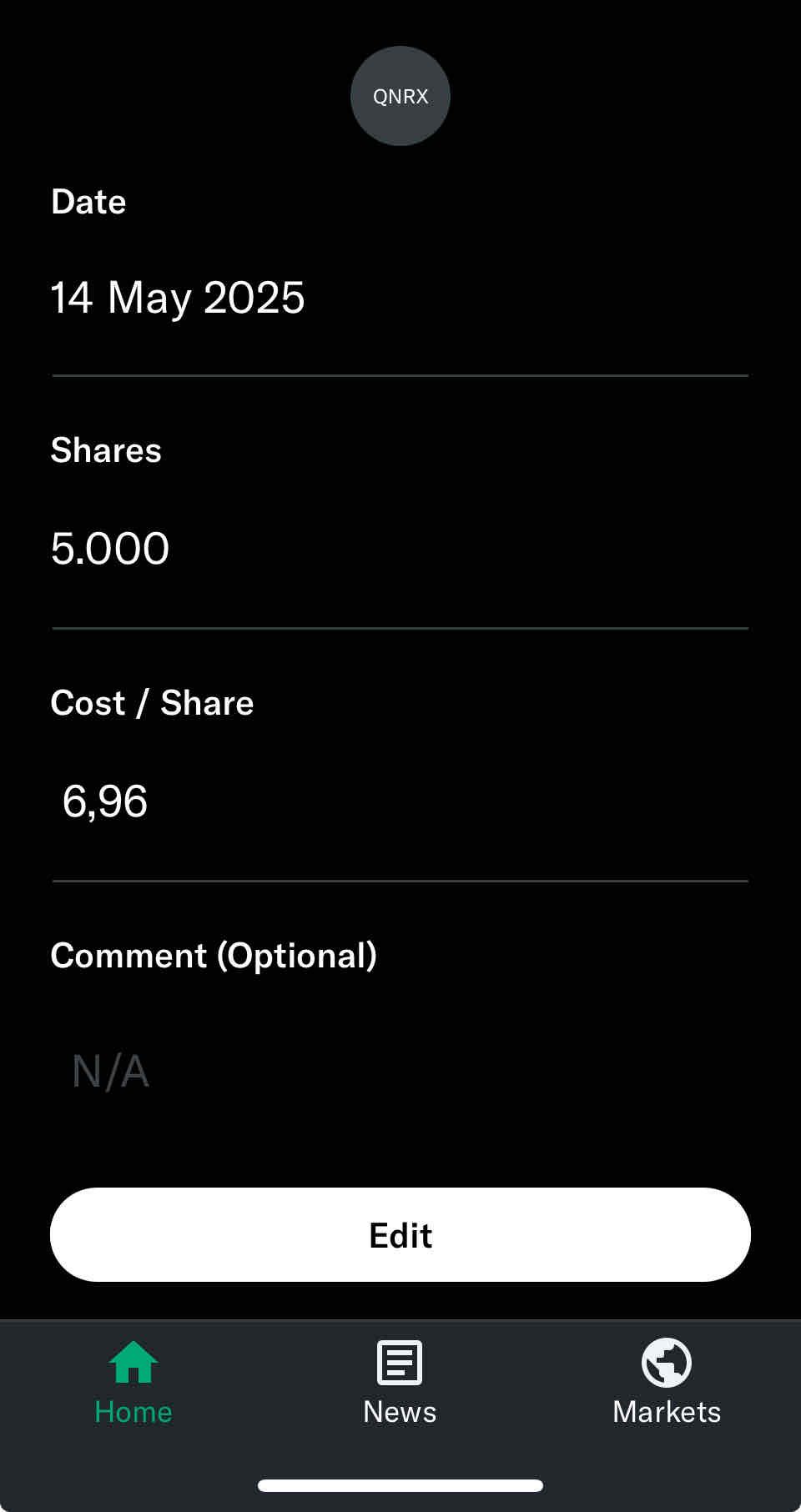 Mei first buy 5000