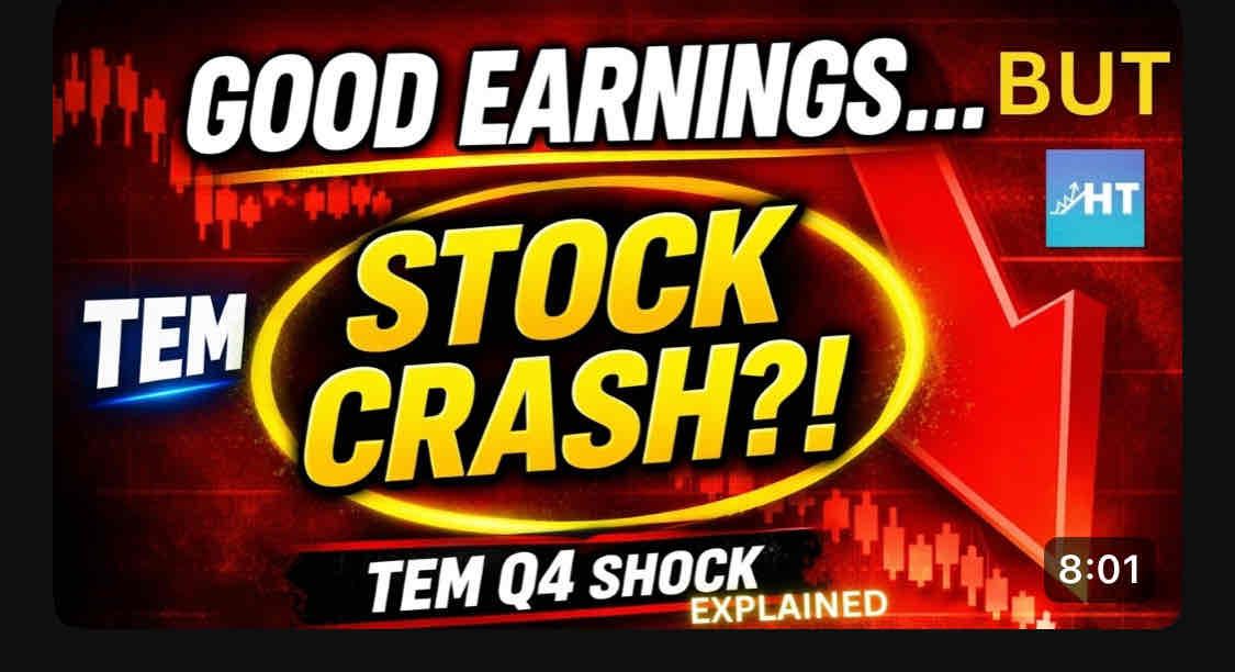 Tempus AI crash explained