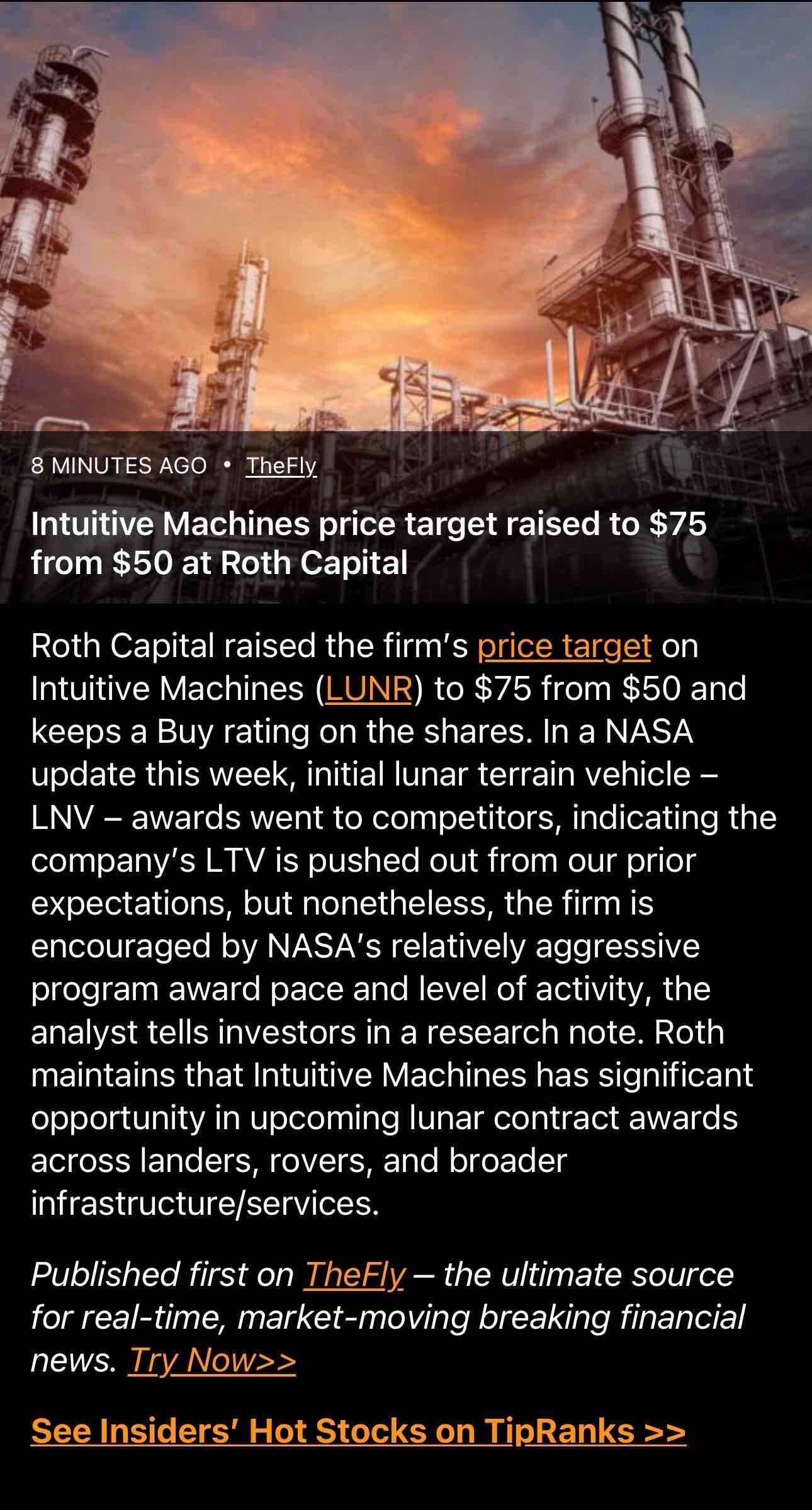 $75 price target at Roth Capital