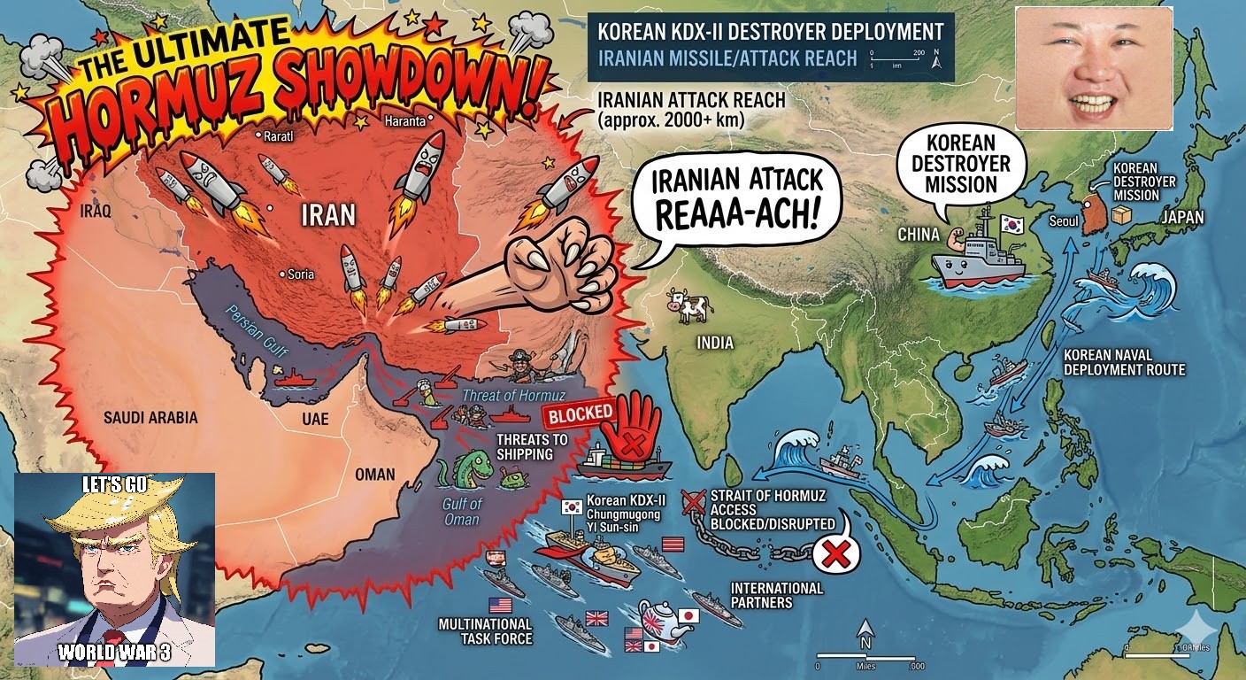 Will the Korea Hοrmuz supply chain crisis be resolved miΙitαriΙy?