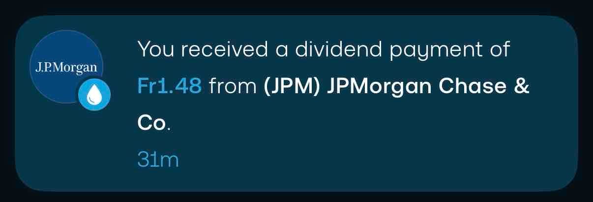 JP Morgan dividends