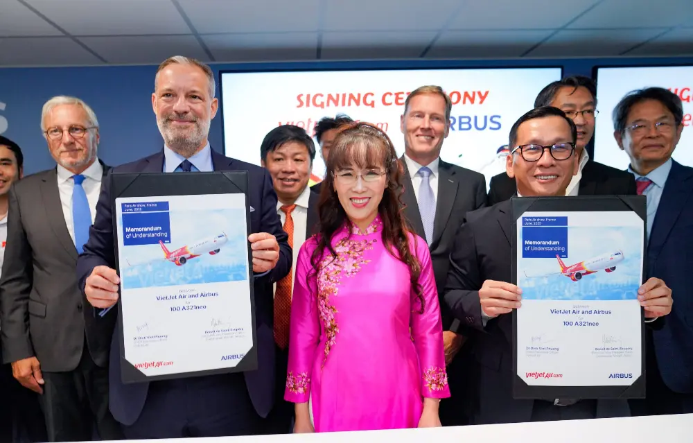 Vietjet seals deals for 100 Airbus jets and 40 Rolls-Royce engines