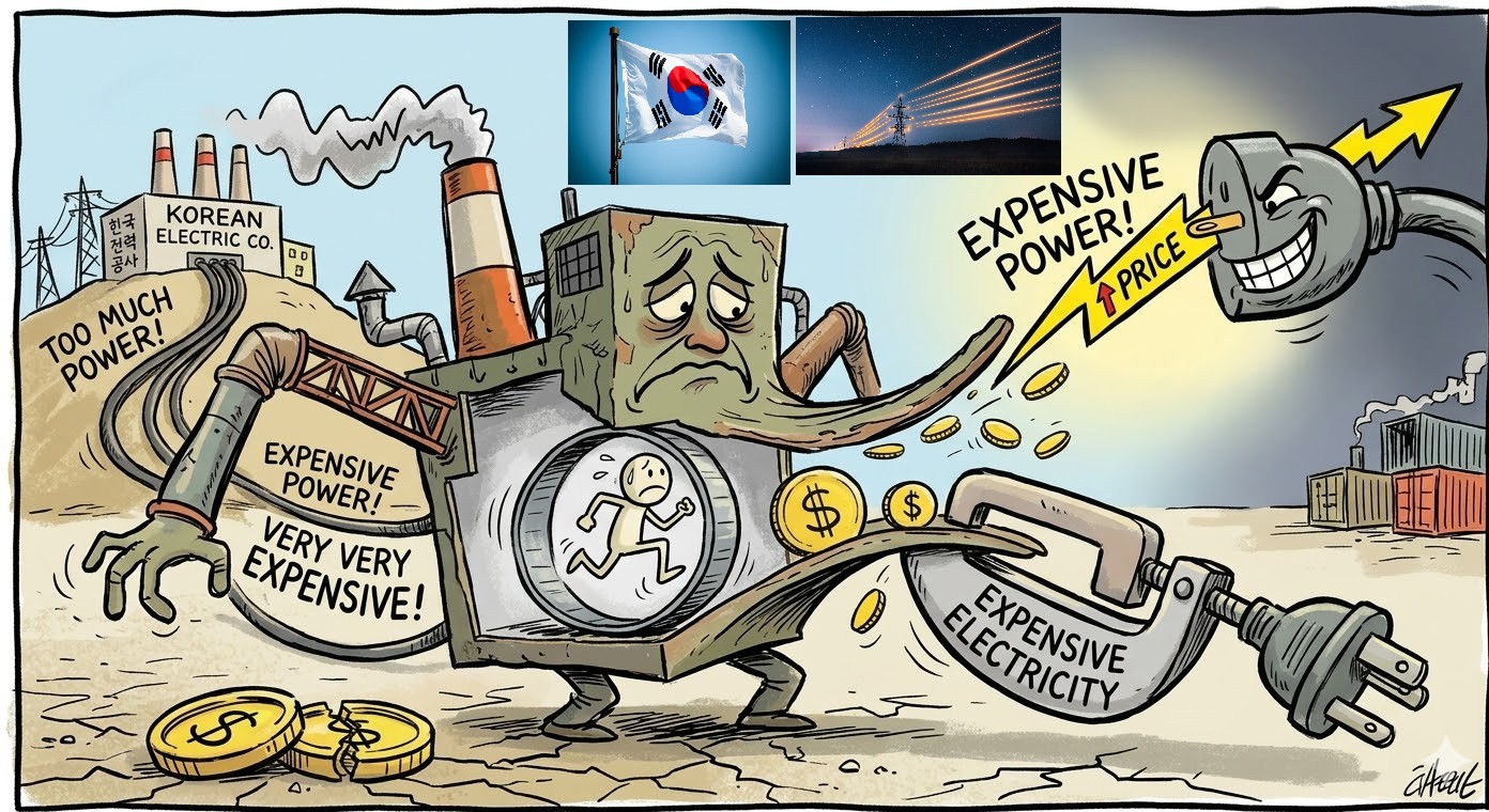 Expensive electricty threatens Korea's margins...