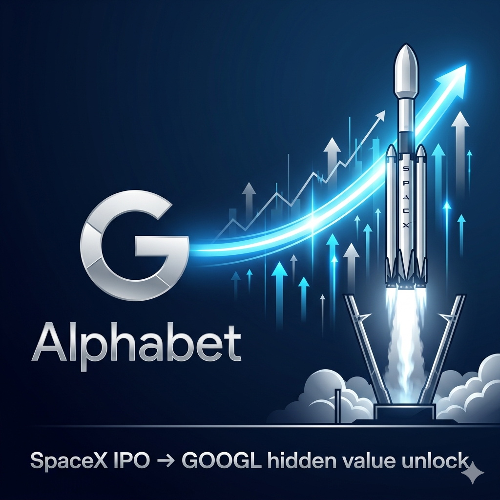 Gemini reply on: SpaceX IPO effect on Alphabet stock value