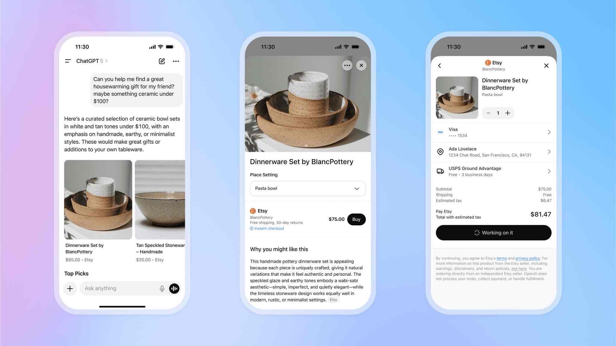 Shopify provide seamless search and check-out with OpenAI's ChatGPT