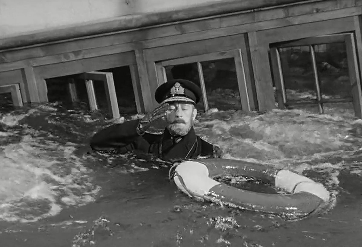 A Captain goes down with his ship!
