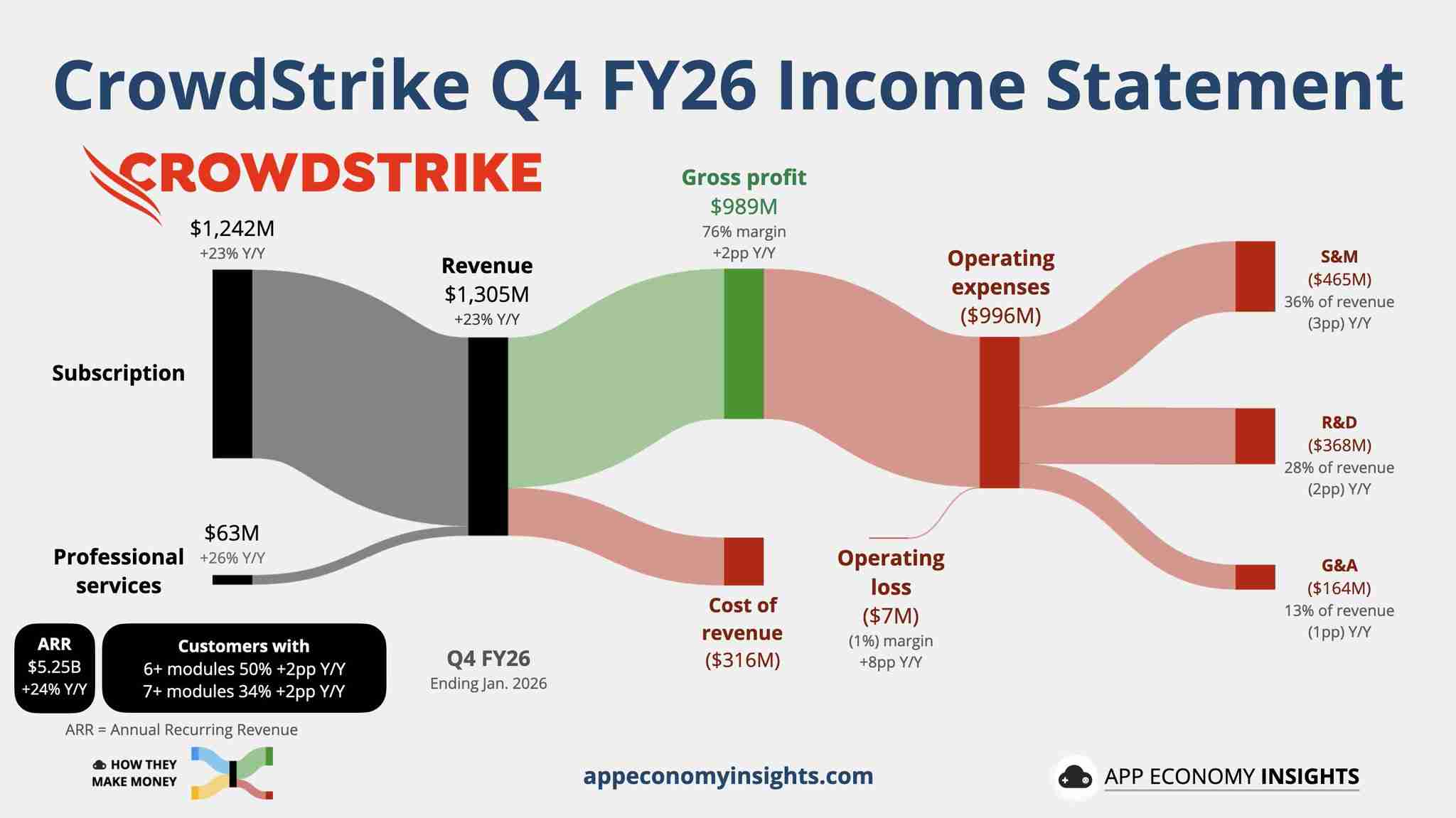 CrowdStrike earnings visualisation 📊