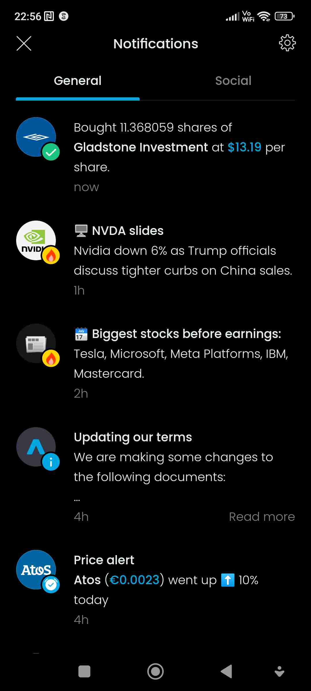 I just bought few more shares.